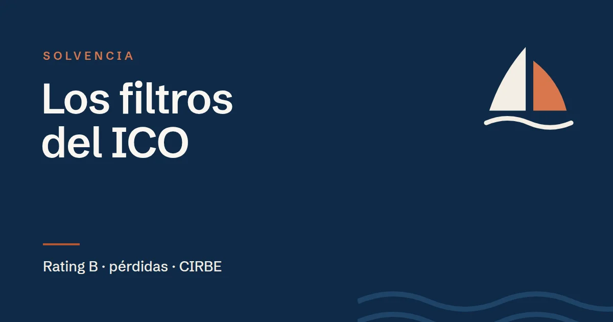 Portada: los filtros de solvencia del ICO